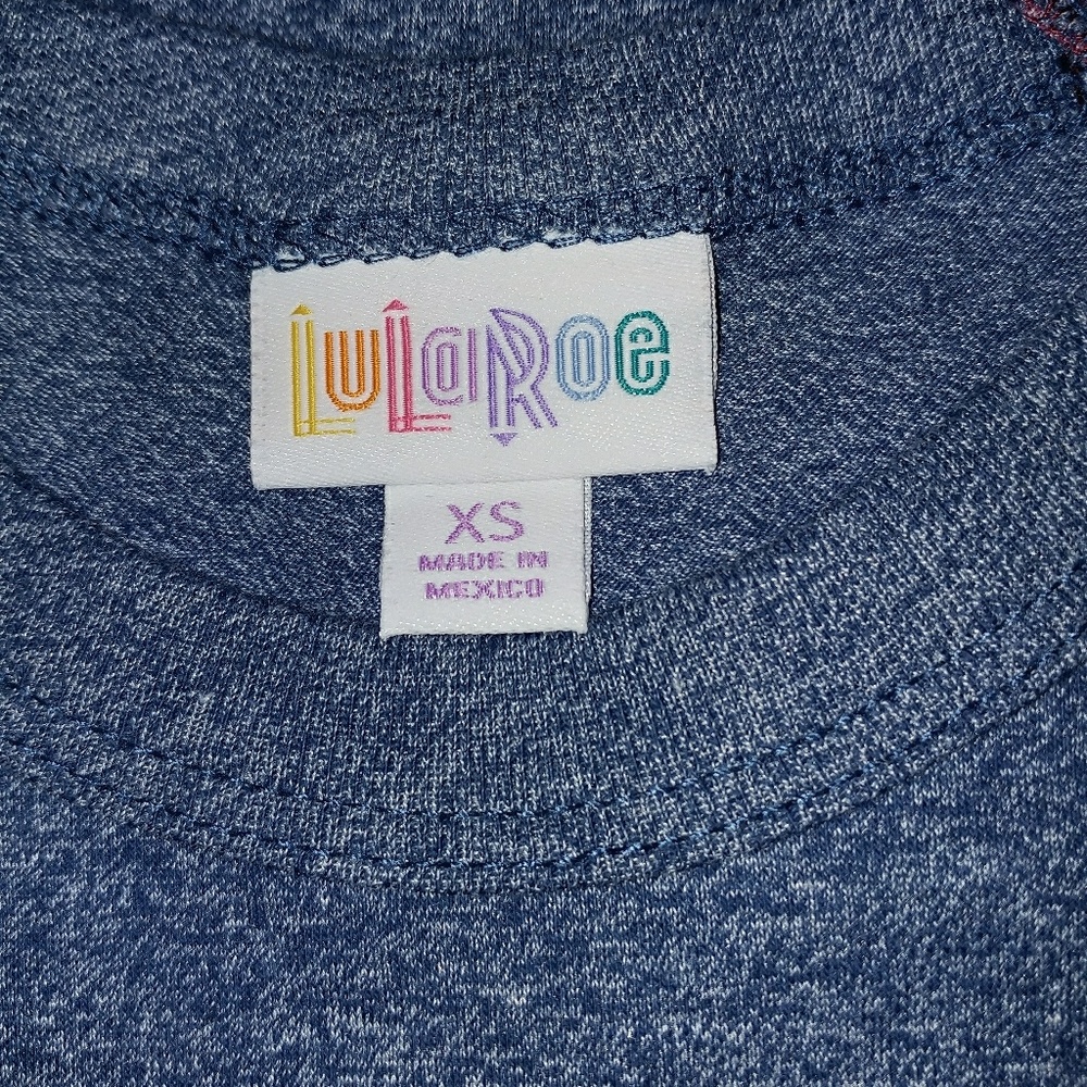 LuLaRoe Randy Baseball Tee - Picture 4 of 5